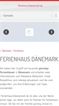 Mobile Screenshot of ferienhaus-daenemark.de