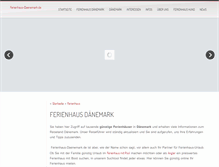 Tablet Screenshot of ferienhaus-daenemark.de